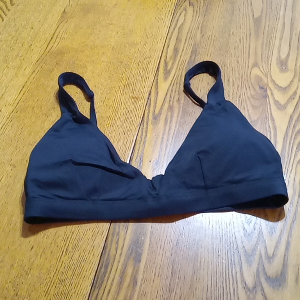 Andie Womens Bikini LARGE Swim Top Tahiti BLACK NEW Beach Resort Vacation Pool